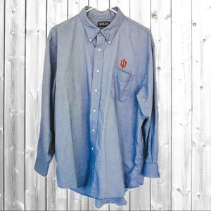 Lands End Indiana University Men’s Chambray Shirt
